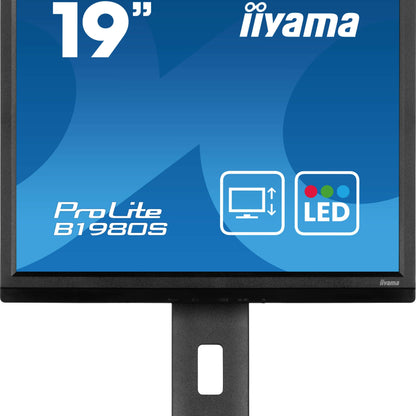 iiyama ProLite B1980S-B1 computer monitor 48.3 cm (19") 1280 x 1024 pixels VGA LED Black