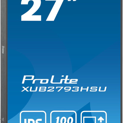 iiyama ProLite XUB2793HSU-B7 computer monitor 68.6 cm (27") 1920 x 1080 pixels Full HD LED Black