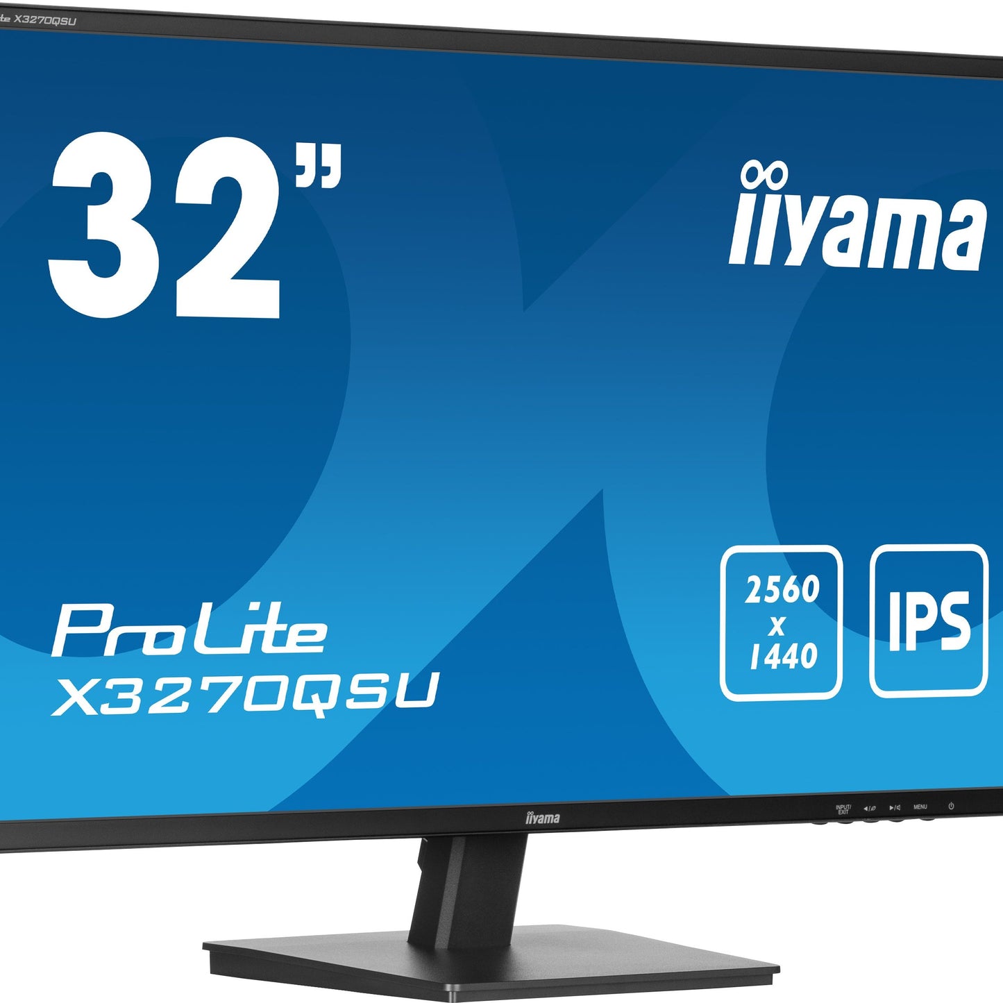 iiyama ProLite X3270QSU-B1 computer monitor 81.3 cm (32") 2560 x 1440 pixels Wide Quad HD LED Black