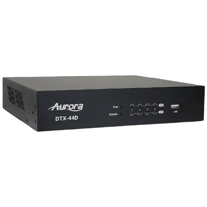 Aurora DTX-44D 4x4 Dante DSP with 4x4 analog in and out