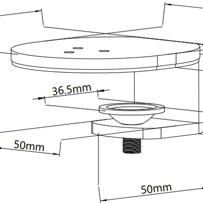 Metalicon KMC1827 Kardo Low Profile Mini Clamp