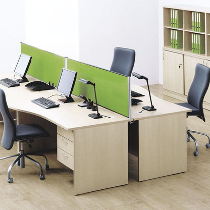 Narbutas DDA141-D2 Optima Plus Panel End Desk, 25mm Top, 1400 x 800 x H720mm