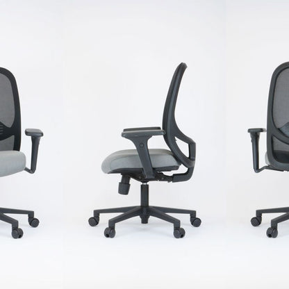 Formetiq B/TCRLFS-1S/BB-8033 Verona Mesh Back Task Chair With HA Padded Arms