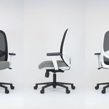 Formetiq B/TCRLFS-1S/BB-8033 Verona Mesh Back Task Chair With HA Padded Arms