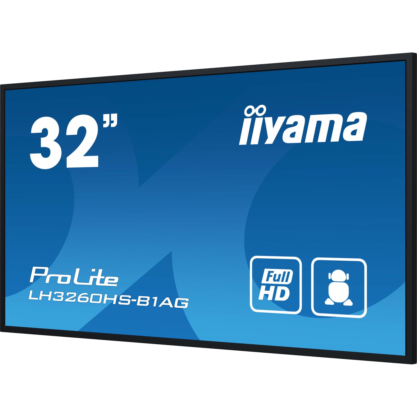iiyama PROLITE Digital A-board 80 cm (31.5") LED Wi-Fi 500 cd/m² Full HD Black Built-in processor Android 11 24/7