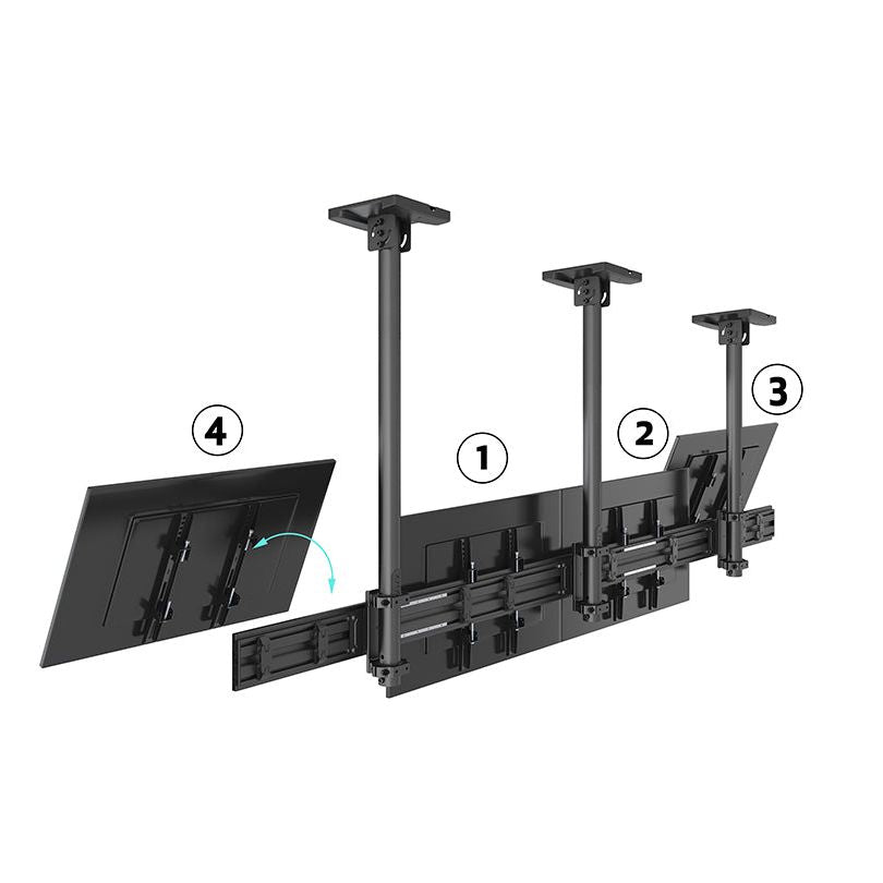 Multibrackets M Menu Board Mount Pro MBC4X1U VESA Fixed 300