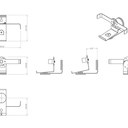 Multibrackets M Sonos Play:5 Wall Mount - Black