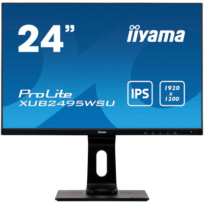iiyama ProLite XUB2495WSU-B4 computer monitor 61.2 cm (24.1") 1920 x 1200 pixels WUXGA Black
