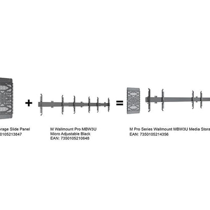 Multibrackets M Pro Series Wallmount MBW3U Media Storage