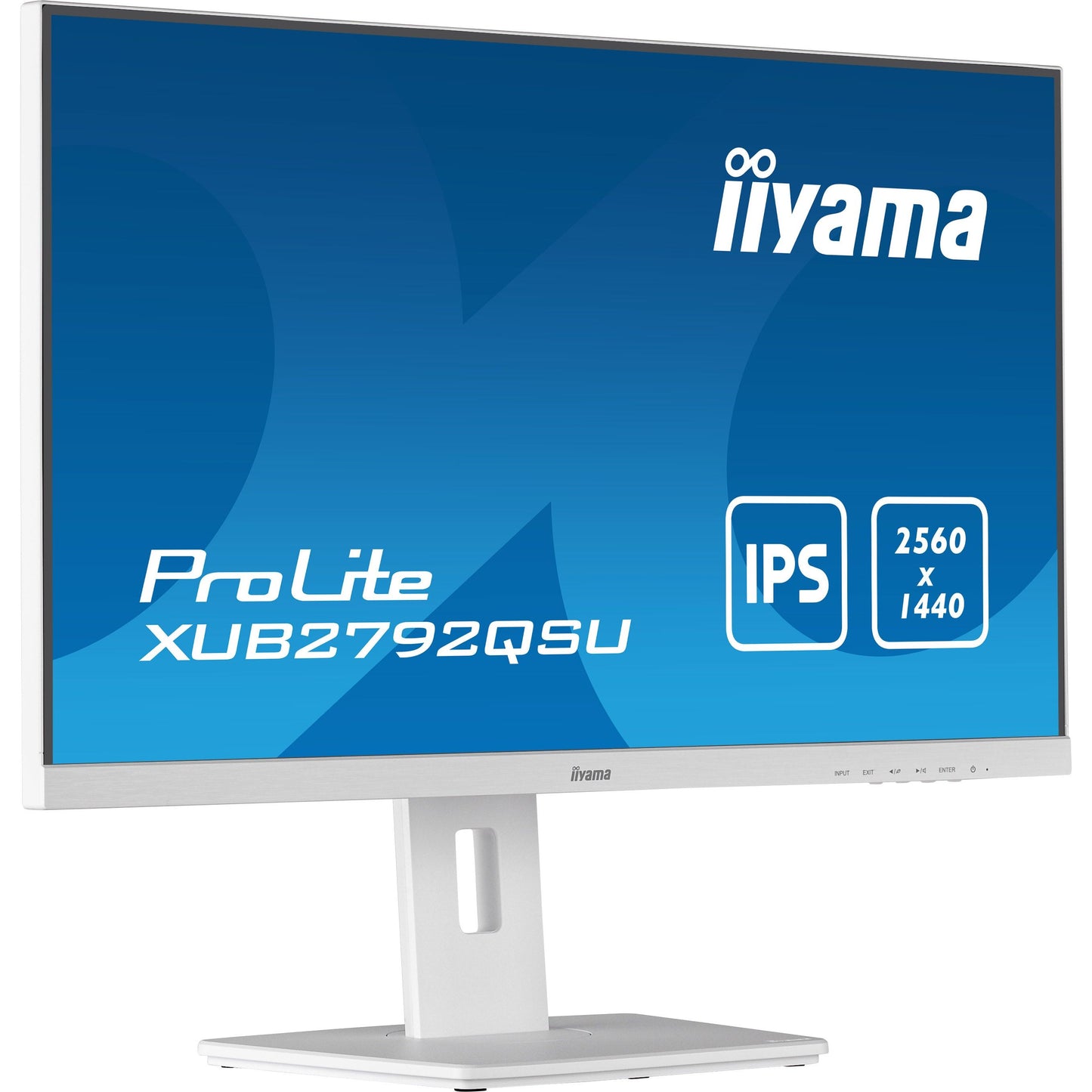 iiyama ProLite XUB2792QSU-W5 computer monitor 68.6 cm (27") 2560 x 1440 pixels Wide Quad HD LED White