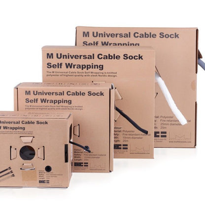 Multibrackets M Universal Cable Sock Self Wrapping 10mm Orange 25m