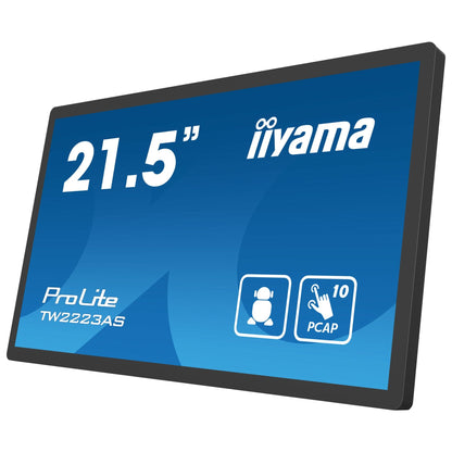 iiyama Prolite TW2223AS-B1 21.5" PCAP 10p Edge-to-Edge Touchscreen PC with Android OS