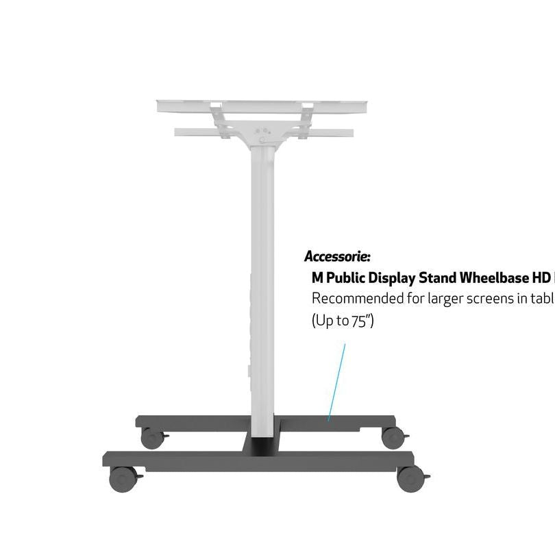 Multibrackets M Public Display Stand 110 HD Tilt & Table Black
