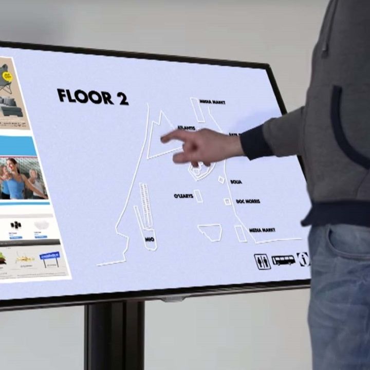 Multibrackets M Public Display Stand 110 HD Tilt & Table Black