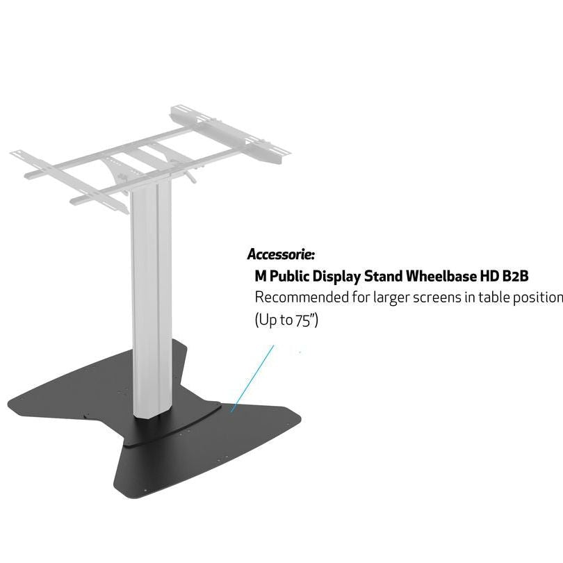 Multibrackets M Public Display Stand 110 HD Tilt & Table Black
