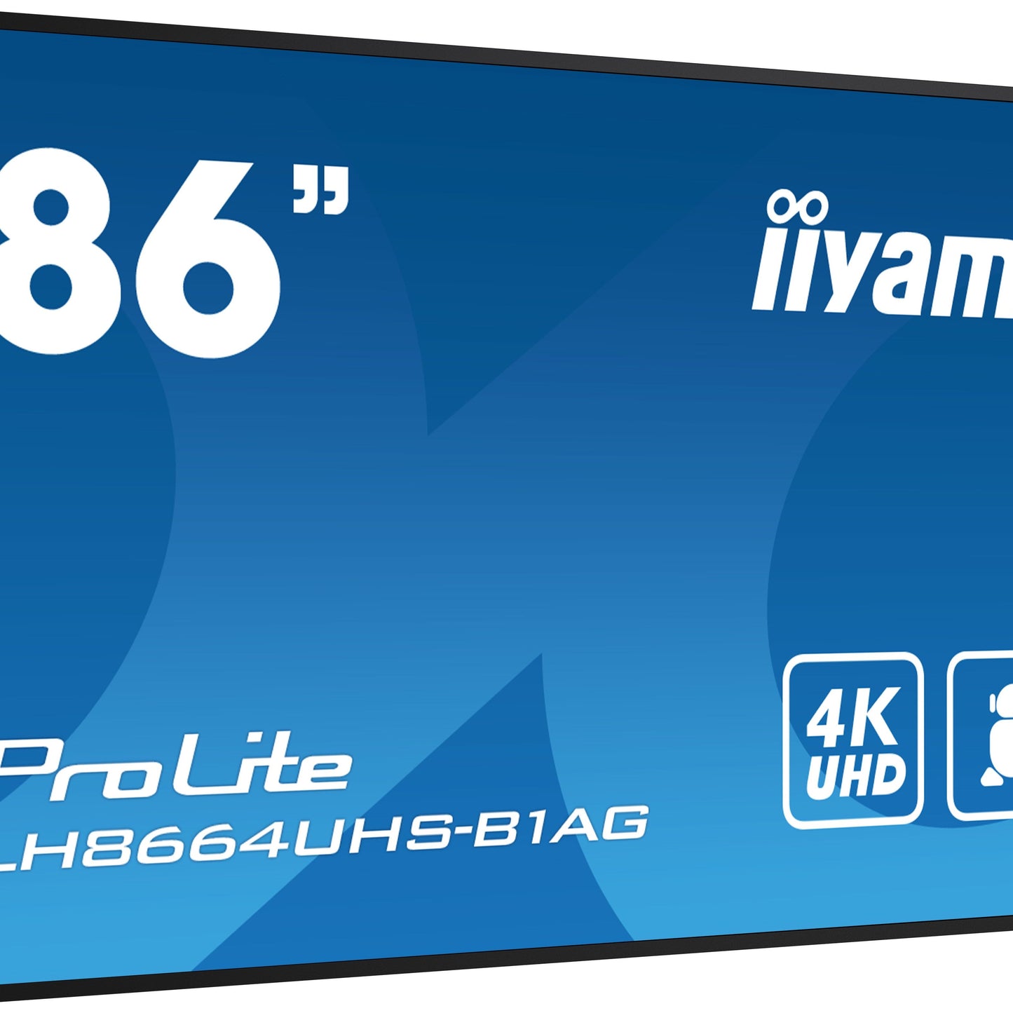 iiyama ProLite LH8664UHS-B1AG 86" 4K Ultra HD Large Format Display with Android OS