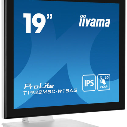 iiyama ProLite T1932MSC-W1SAG 19" 10pt Capactive IP Touchscreen in White