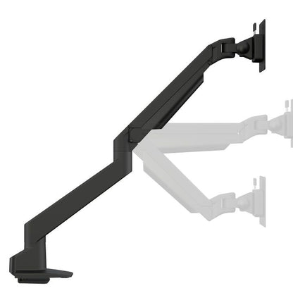 Multibrackets M VESA Gas Lift Arm Single Silver w. Duo Crossbar