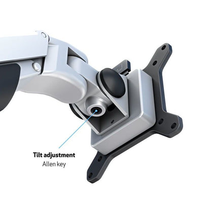 Multibrackets M VESA Gas Lift Arm Single Silver