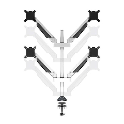 Multibrackets M VESA Gas Lift Arm Quad White