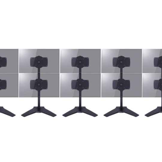 Multibrackets M Desktopmount Single / Dual / Triple Stand 46cm Pipe