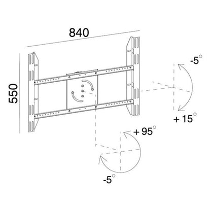 Multibrackets M Public Display Stand Single Screen Mount Black