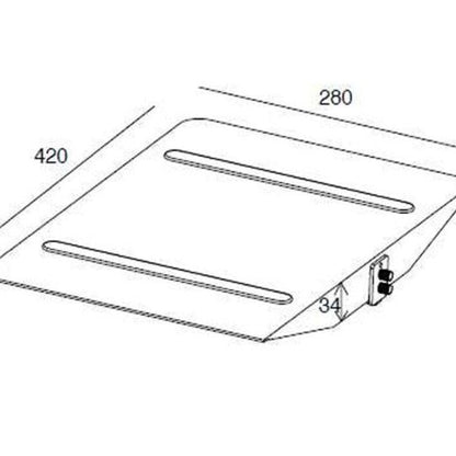 Multibrackets M Public Display Stand Shelf Silver