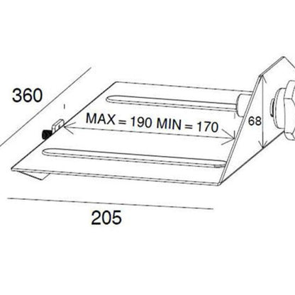 Multibrackets M Public Display Stand CPU Holder Black
