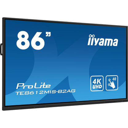 iiyama ProLite TE8612MIS-B2AG 86" 4K Ultra HD Pure-IR Interactive Touchscreen with Android and WiFi