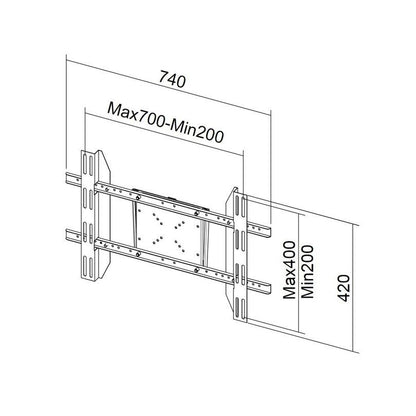 Multibrackets M Display Mount Single Screen Black