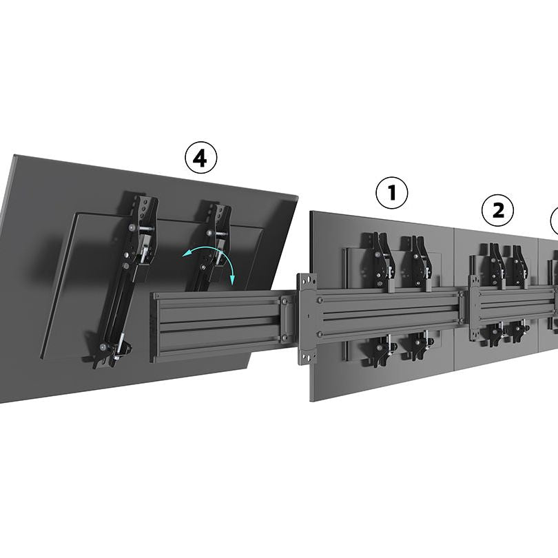 Multibrackets M Menu Board Wall Mount Pro MBW4X1U VESA 300