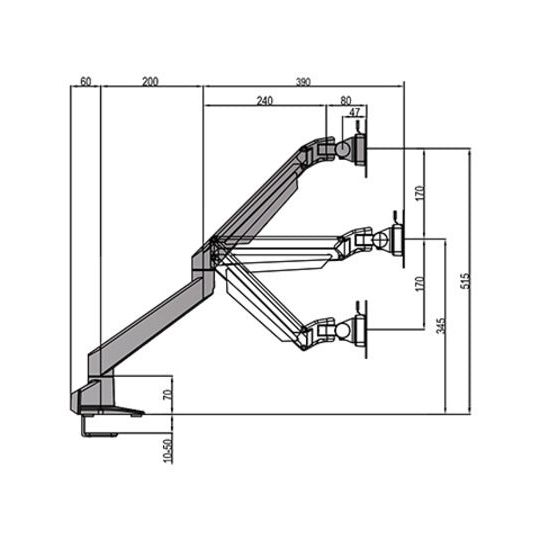 Multibrackets M VESA 75 100 Duo Quick Release Plate Black