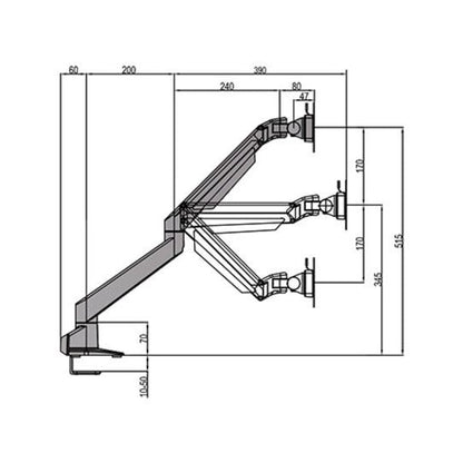 Multibrackets M VESA 75 100 Duo Quick Release Plate Black