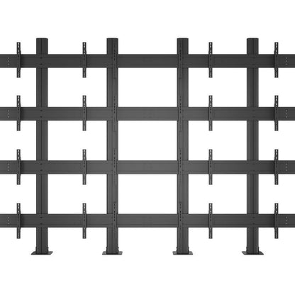 Multibrackets M Public Video Wall Stand 16-Screens 40-55'' Black