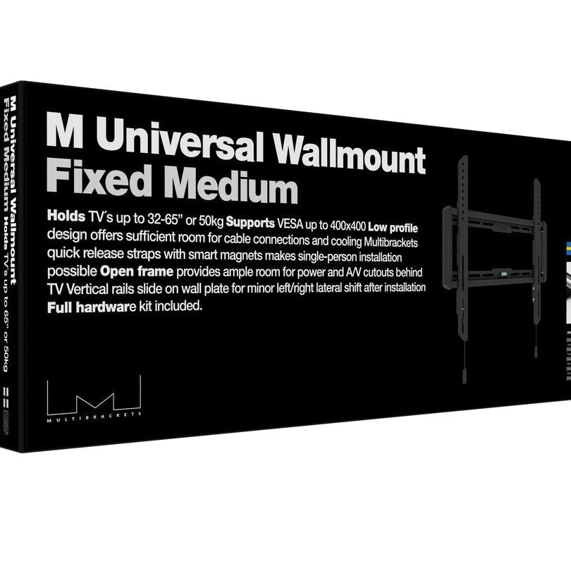 Multibrackets M Universal Wallmount Fixed Medium Black