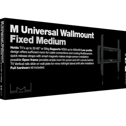Multibrackets M Universal Wallmount Fixed Medium Black