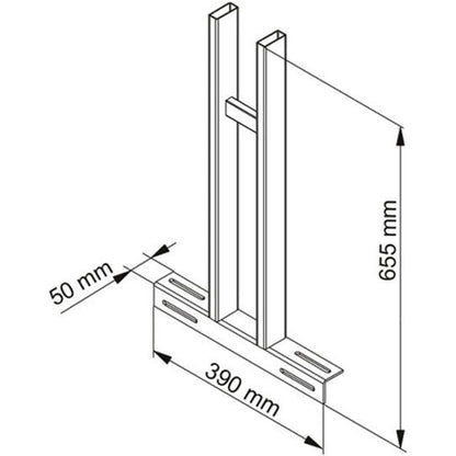 Multibrackets Projector Holder Motorized Mount HD/SD