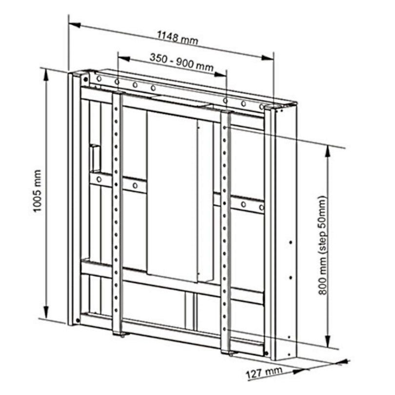 Multibrackets M Motorized Wallmount 160 kg White SD