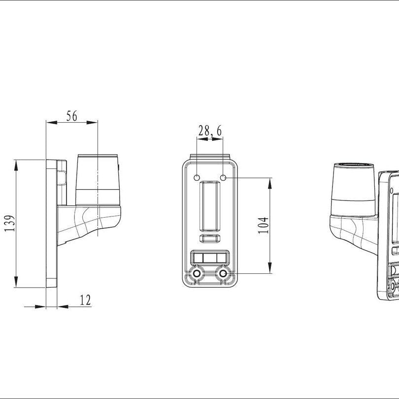 Multibrackets M Wall Adapter Basic Black