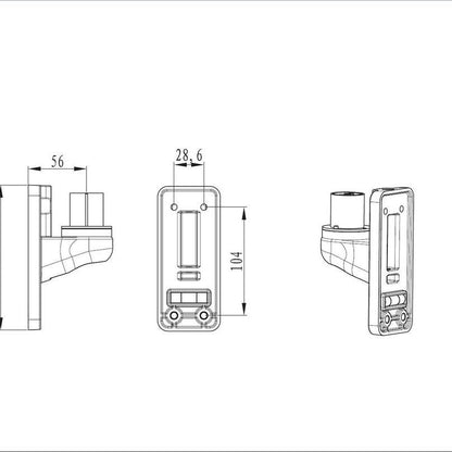 Multibrackets M Wall Adapter Single Silver