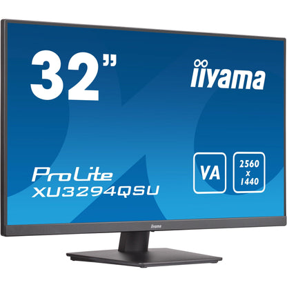 iiyama ProLite XU3294QSU-B1 computer monitor 80 cm (31.5") 2560 x 1440 pixels Wide Quad HD LCD Black
