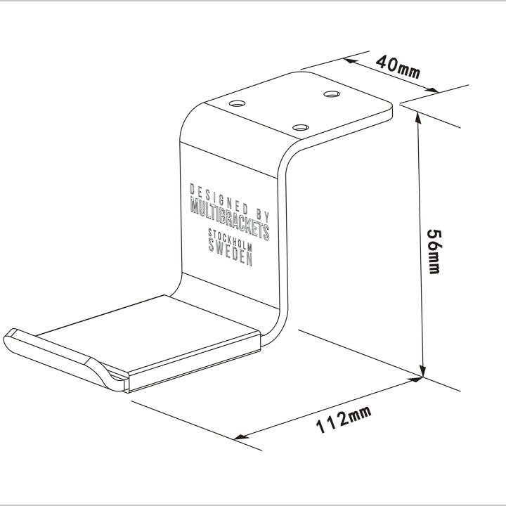 Multibrackets M Headset Holder Desk White