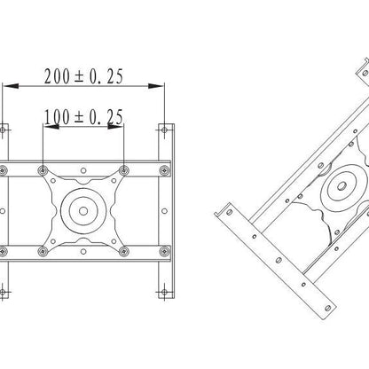 Multibrackets M Gas Lift VESA Adapter 200x200