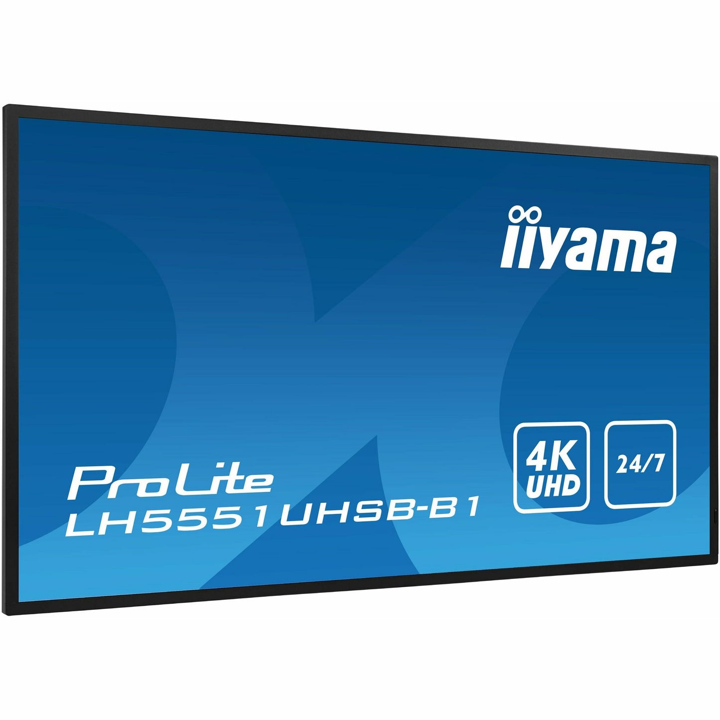 Iiyama ProLite LH5551UHSB-B1 55" IPS 4K UHD Professional 24/7 Digital Signage Display with Intel SDM Slot