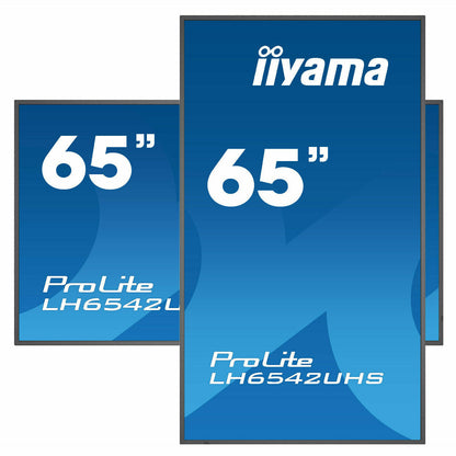 iiyama ProLite LH6542UHS-B3 65" IPS 4K LFD 18/7 with Android 8.0 and iiyama N-sign integrated Signage Platform