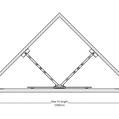 Multibrackets M Universal Flexarm Full Motion Corner Mount HD