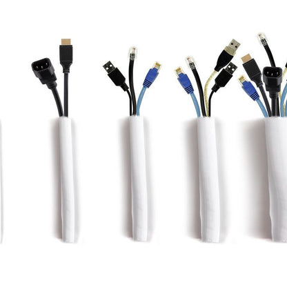 Multibrackets M Universal Cable Sock Self Wrapping 25mm White 25m