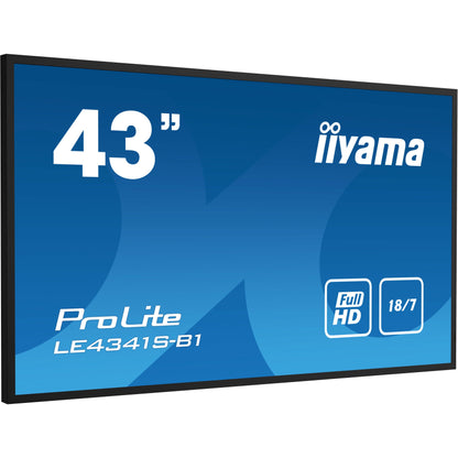 iiyama ProLite LE4341S-B1 42" Digital Signage IPS Full HD Display with 18/7 Operation