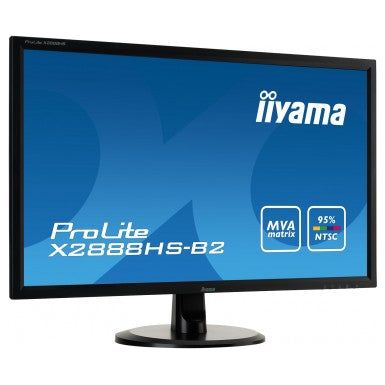 iiyama ProLite X2888HS-B2 computer monitor 71.1 cm (28") 1920 x 1080 pixels Full HD LED Black