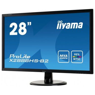 iiyama ProLite X2888HS-B2 computer monitor 71.1 cm (28") 1920 x 1080 pixels Full HD LED Black